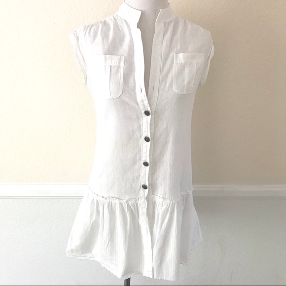 Free People Tops - ❗️SOLD❗️Free People Cap Sleeve Ruffle Hem Boho Top